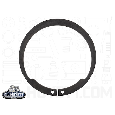 Rotor Clip External-E Retaining Ring, Steel Black Phosphate Finish, 3.156 in Shaft Dia SHI-315